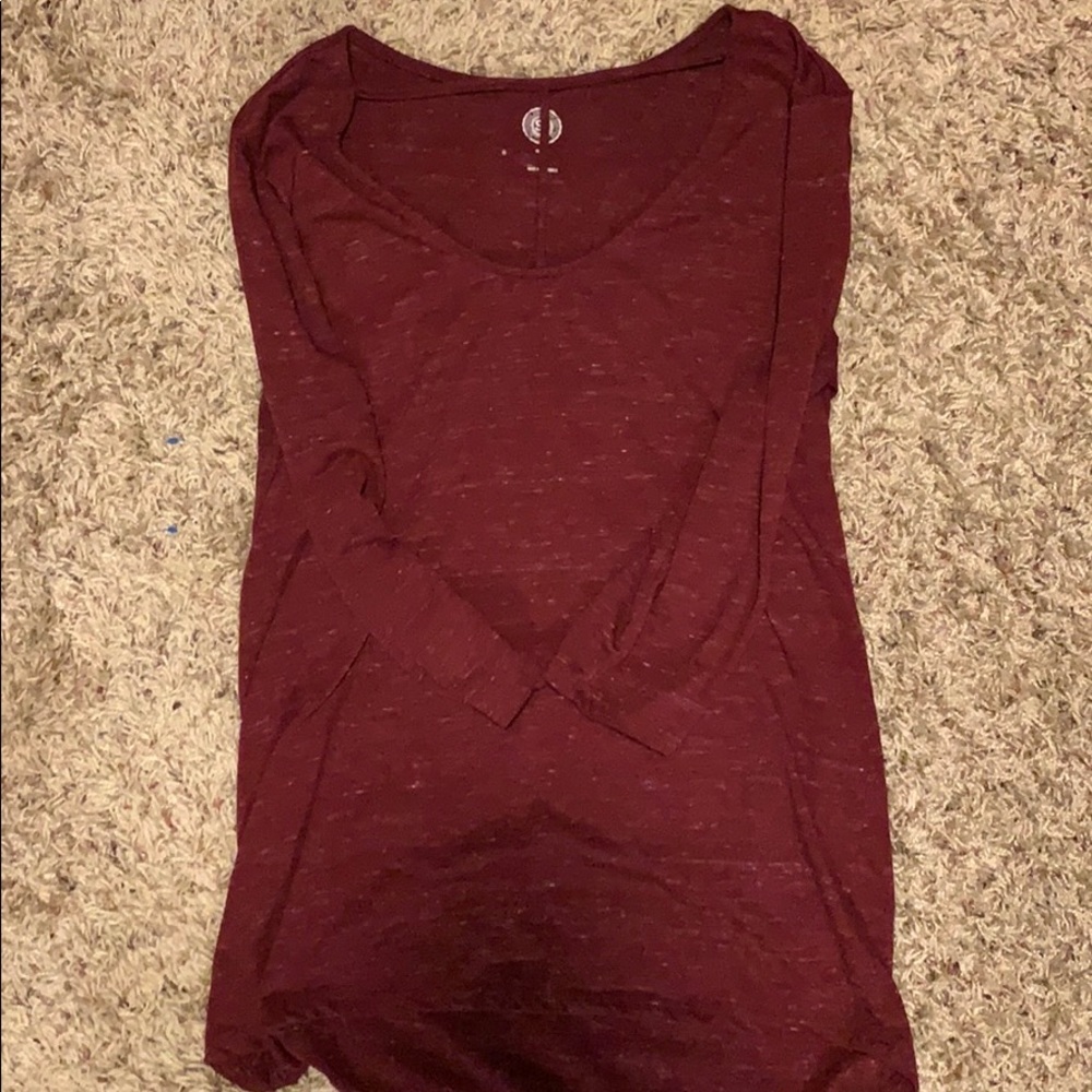 Key hole 3/4 sleeve top
